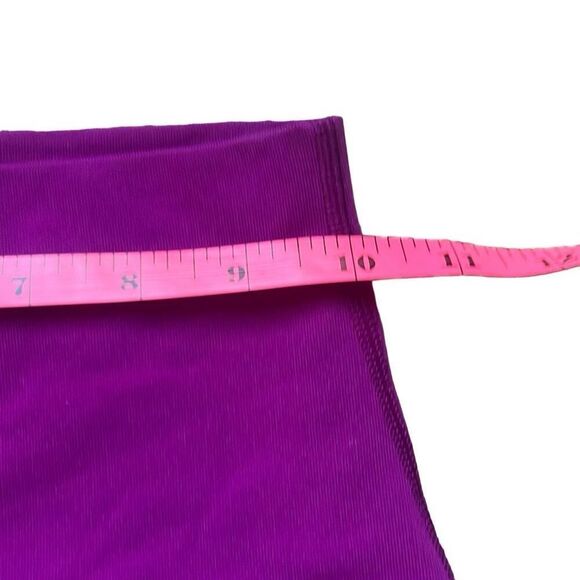 Lululemon Purple Tranquil High Waist Crop Casual Pants Pockets Sz 2 Athleisure - Picture 10 of 11